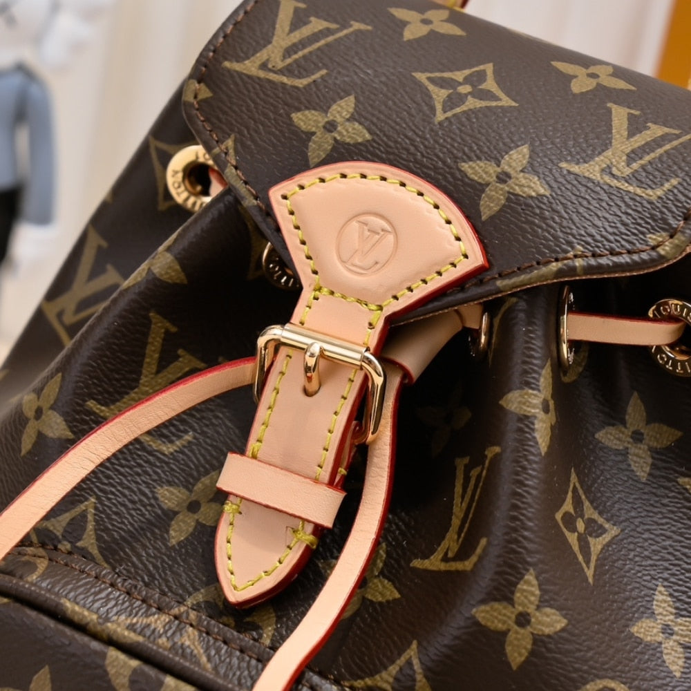 LOUIS VUITTON MONTSOURIS MM BACKPACK BROWN 25CM M11197