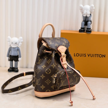 LOUIS VUITTON MONTSOURIS MM BACKPACK BROWN 25CM M11197