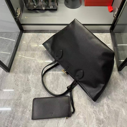 GUCCI TOTISSIMA LARGE REVERSIBLE TOTE BLACK 30CM ‎839112 AAFEQ 1069