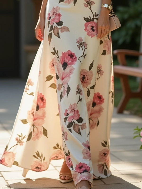 Temperament Print Holiday Elegance Women's Dress