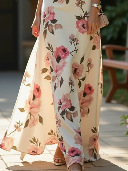 Temperament Print Holiday Elegance Women's Dress