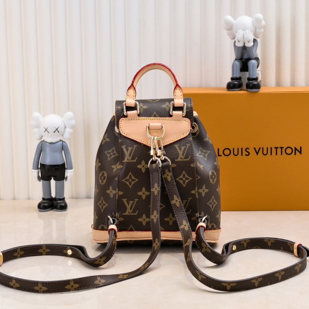 LOUIS VUITTON MONTSOURIS MM BACKPACK BROWN 25CM M11197