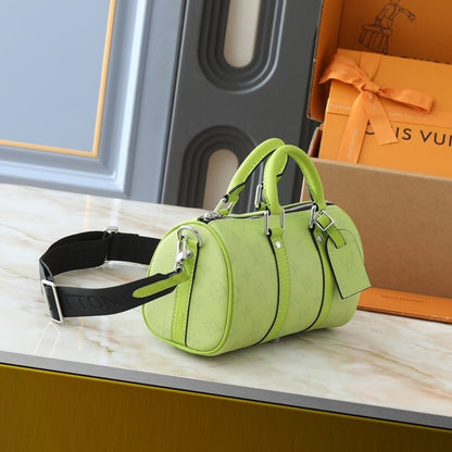 LOUIS VUITTON KEEPALL BANDOULIÈRE 25 LEMON YELLOW 25CM M14078