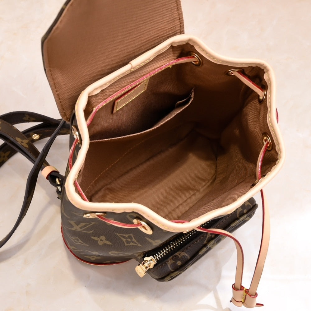 LOUIS VUITTON MONTSOURIS MM BACKPACK BROWN 25CM M11197