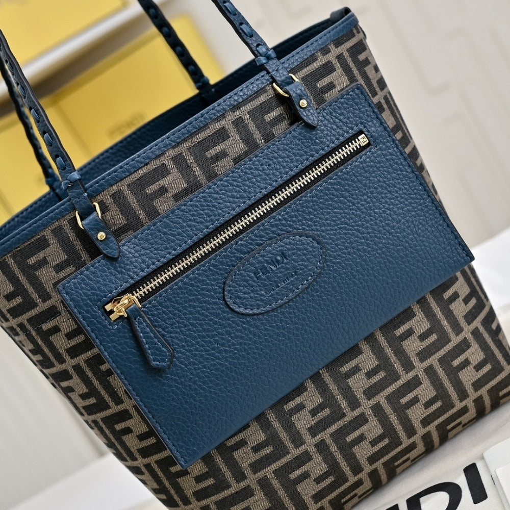 FENDI MEDIUM ROLL BLUE 36CM  8BH428AS84F1PQF