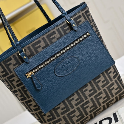 FENDI MEDIUM ROLL BLUE 36CM  8BH428AS84F1PQF