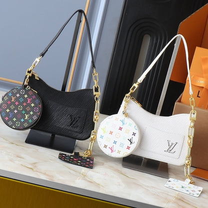 LOUIS VUITTON X MURAKAMI MARELLINI BAG BLACK 19CM M13099