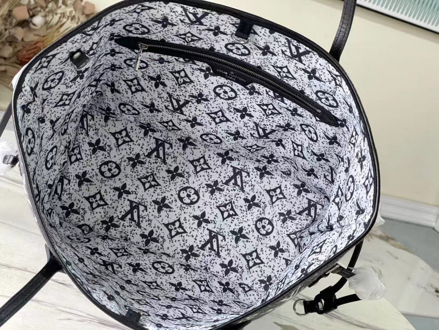 Louis Vuitton Neverfull Monogram Jacquard Denim