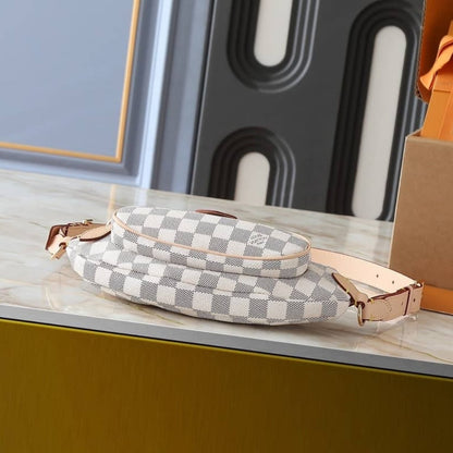 LOUIS VUITTON KEEPIT DAMIER AZUR CANVAS 29CM N00230