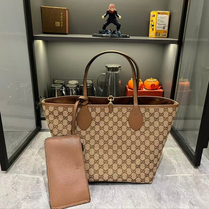 GUCCI TOTISSIMA LARGE REVERSIBLE TOTE BROWN 30CM 839112 AAFEQ 2743