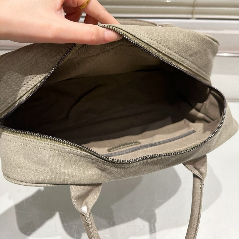 CHANEL MATELASSE BOSTON HANDBAG BROWN 36CM