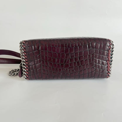 Stella McCartney Falabella Box Crocodile top handle bag