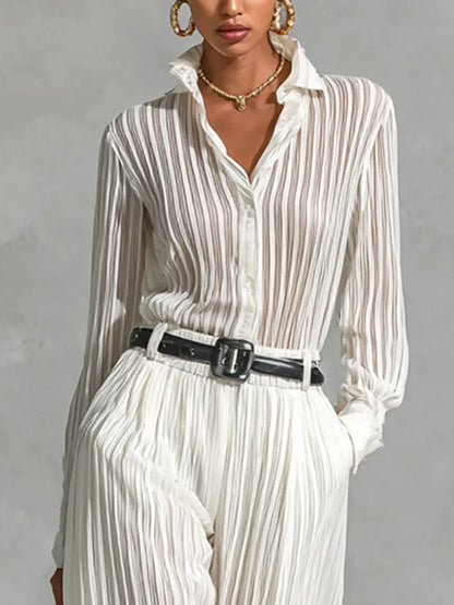 Temperament Casual Elegant Ladies Two Piece Suit