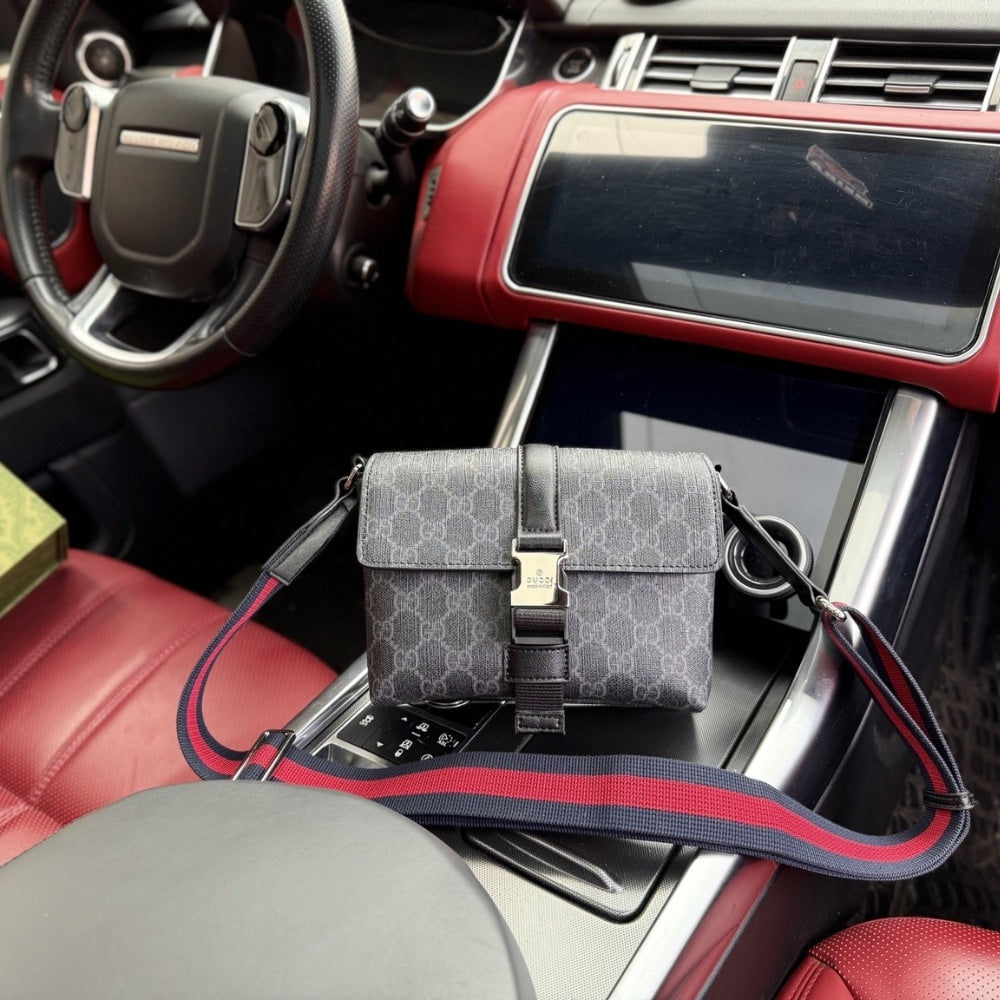 GUCCI GG BLACK MINI BAG BLACK 20CM 816953 FAD8C 1049