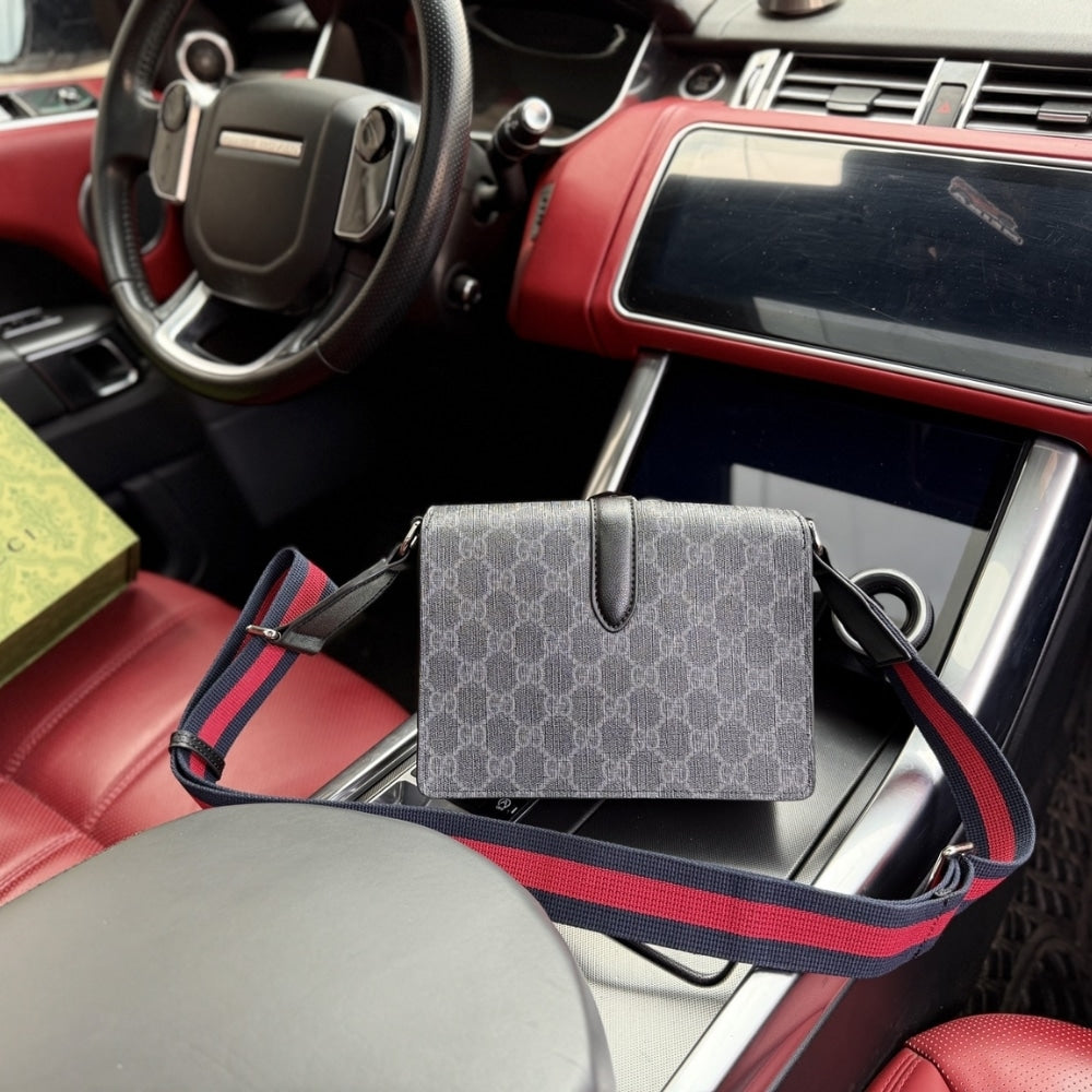 GUCCI GG BLACK MINI BAG BLACK 20CM 816953 FAD8C 1049