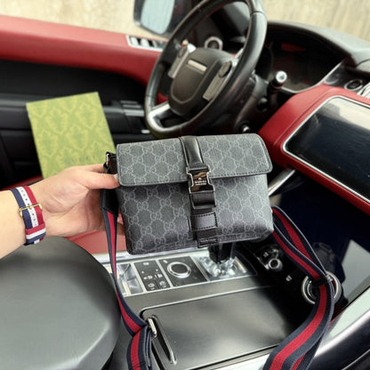 GUCCI GG BLACK MINI BAG BLACK 20CM 816953 FAD8C 1049