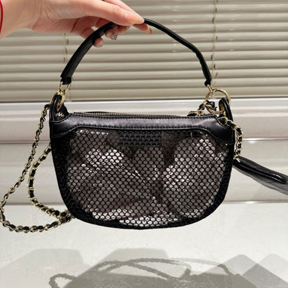 CHANEL CLUTCH WITH CHAIN BLACK 20CM AP4573 B20118 94305