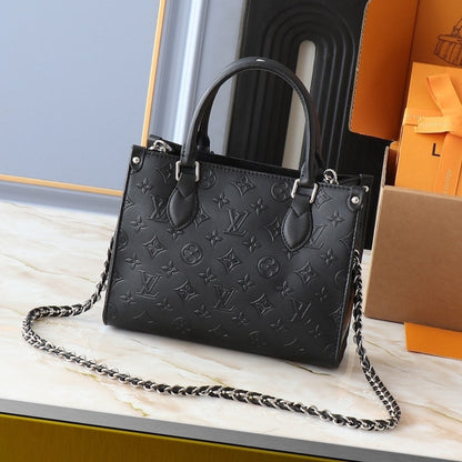 LOUIS VUITTON ONTHEGO PM BLACK 25CM M14576