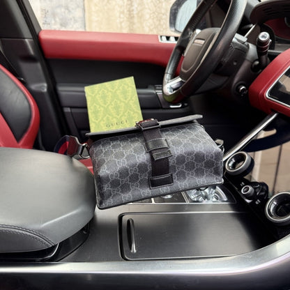 GUCCI GG BLACK MINI BAG BLACK 20CM 816953 FAD8C 1049