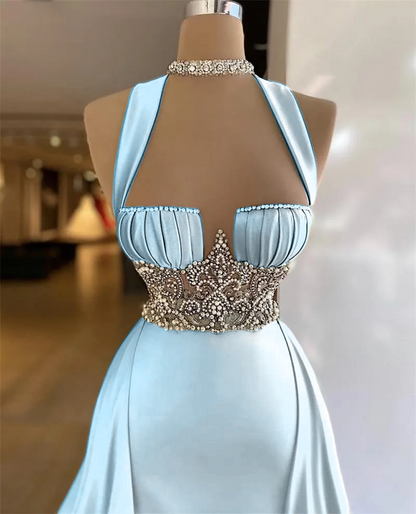 Vintage Sage Green Prom Dress Long Prom Dresses SH344