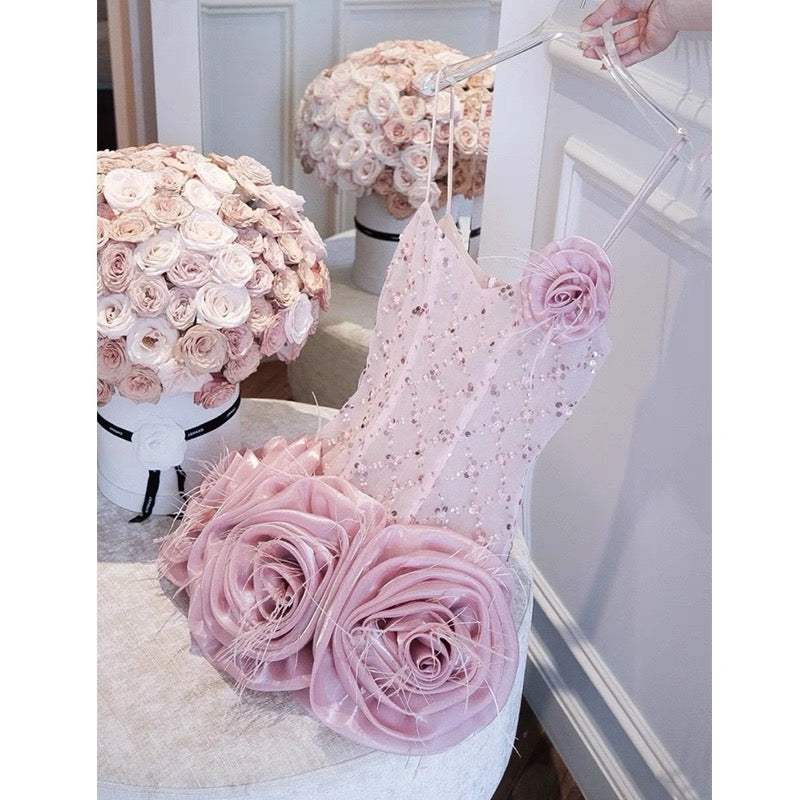 Cute Sheath Spaghetti Straps Pink Mini Party Dresses Short Formal Homecoming Dresses Night Chic Elegant Short Dresses Cocktail Dress 16th Birthday Outfits Tulle Hoco Dresses DH2780