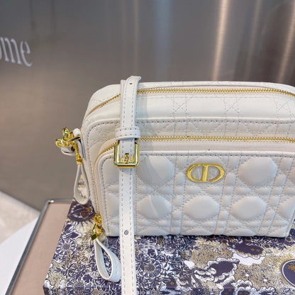 Dior Caro Double Pouch Beige