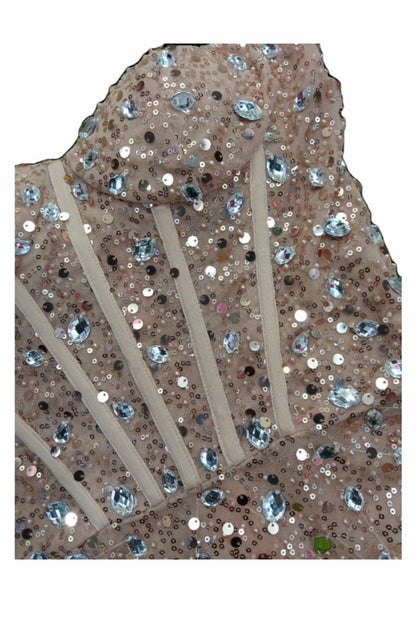 loveedsTM-New style tube top dazzling dress-vx