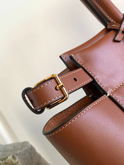 Celine Medium Cabas Bourgeoi brown handbag