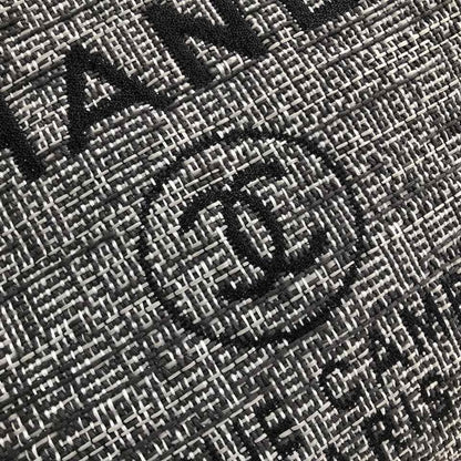Chanel Deauville Tote Raffia Canvas Bag