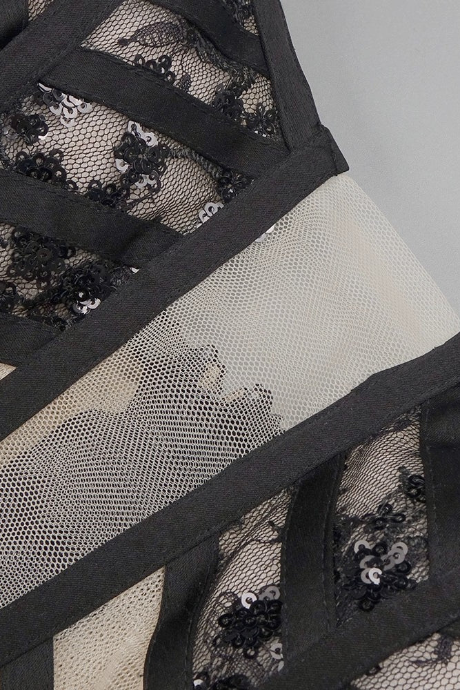 loveedsTM-Herringbone sexy tube top dress-vx