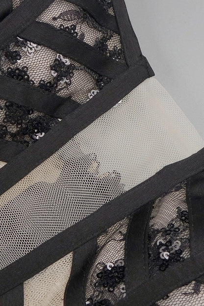 loveedsTM-Herringbone sexy tube top dress-vx