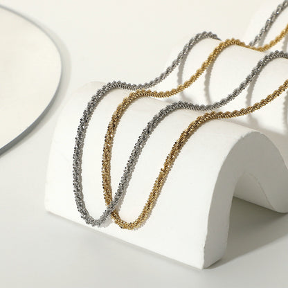 Italy VICENZA sparkling glitter clavicle chain