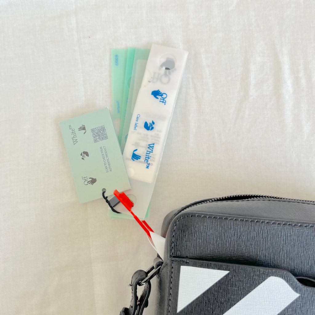 Off-White's Diagonal Stripe Camera Bag