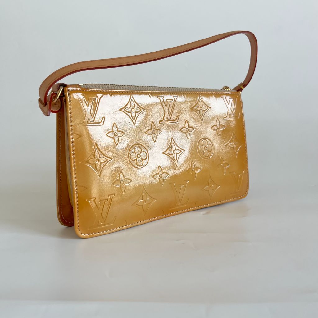 Louis Vuitton gold monogram vernis Lexington pochette