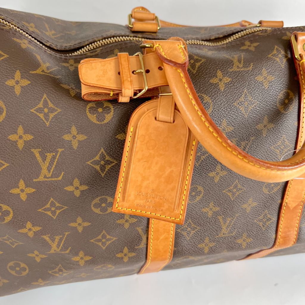 Louis Vuitton monogram Keepall Bandouliere 55” bag