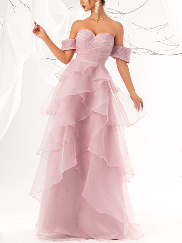 Elegant and Exquisite Tube Top Women's Dress