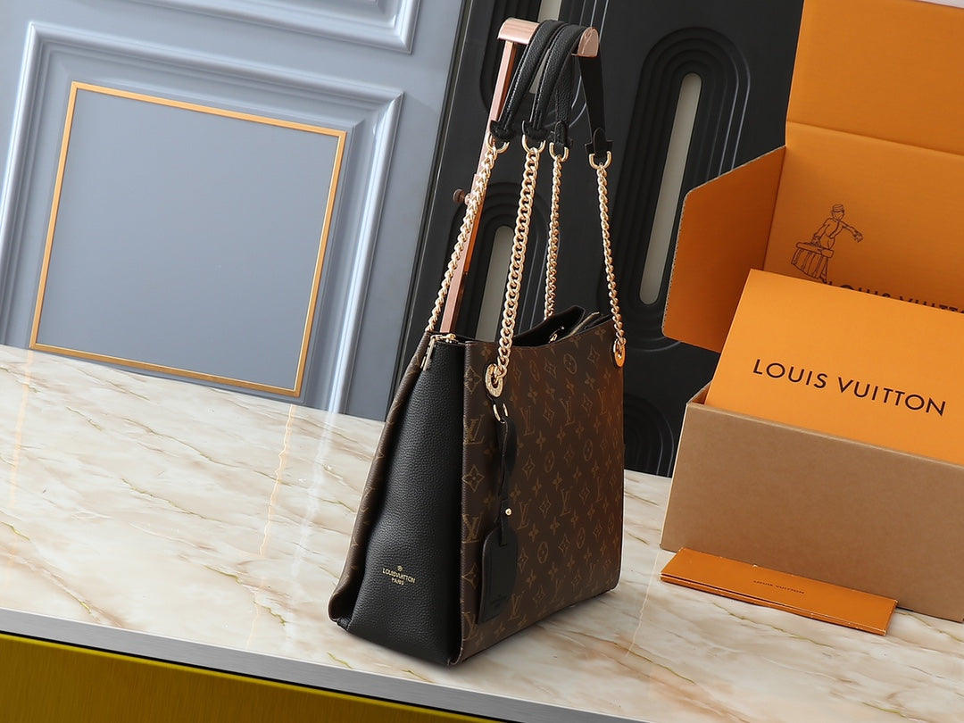 LOUIS VUITTON  Monogram Surene MM Caramel 37x26x15cm