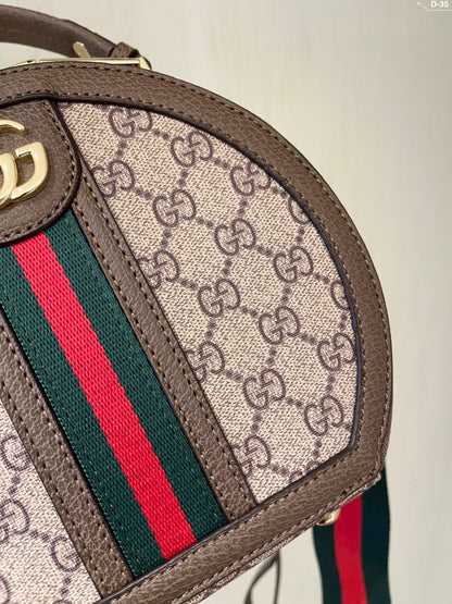 Gucci GG Mini Ophidia Round Backpack