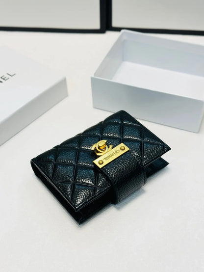 Gucci Black Short Wallet Mini Purse - 12x10cm