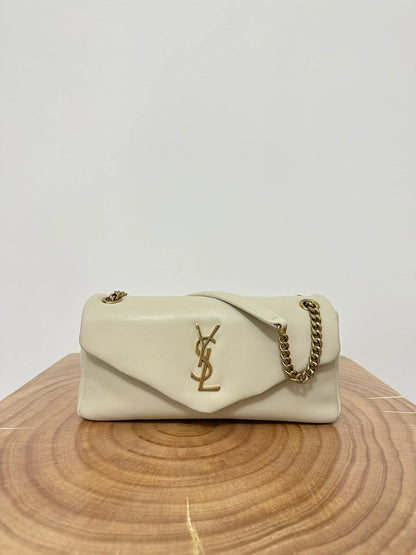 YSL  SAINT LAURENT Calypso chain bag size 26x14x7 cm