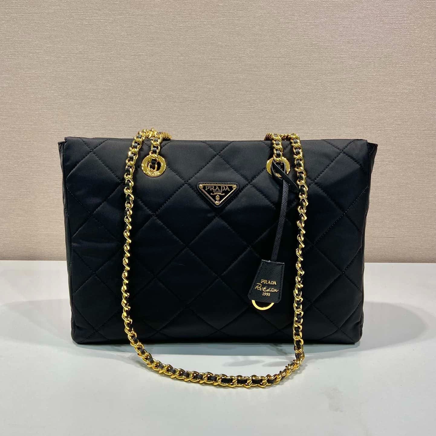 Prada Re-edition Vintage Chain Tote Bag