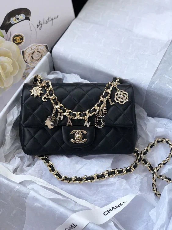 Chanel Flap Lambskin Bag 20CM