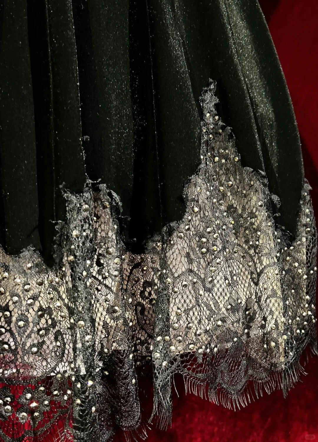 Black Shiny Vintage Elegant Delicate Rhinestone Lace Short Homecoming Dress Velvet Ball Gown Evening Gown Prom Dress Birthday Party Dress gh3860