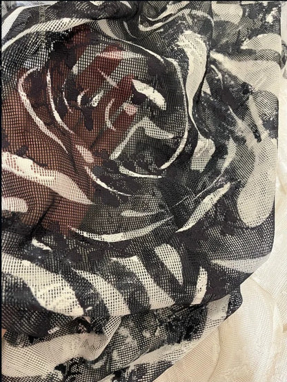 _£ï_Blooming black roses gorgeous retro dark night rose dress Hepburn-feel long tulle ball gown evening dress gh4338