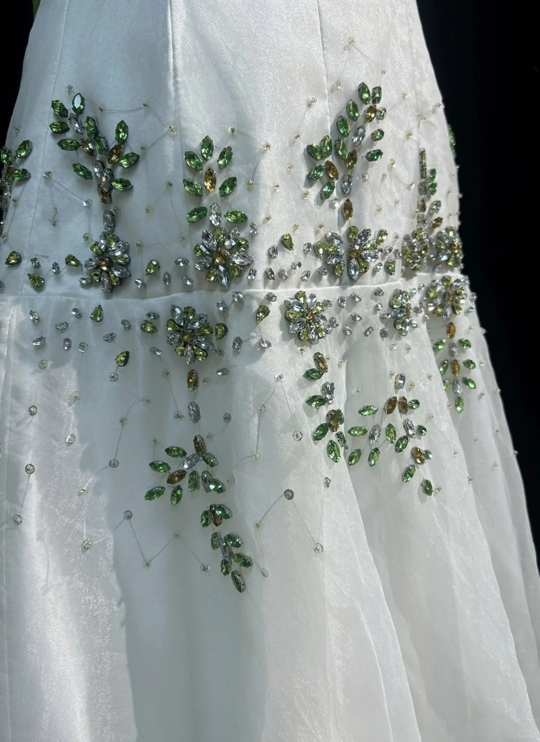 Light Green Spring Summer New Style Retro Fashion Elegant Exquisite Rhinestone Beads Floral Short Tulle Homecoming Dress Birthday Party Dress Prom Dress Evening Dress Prom Dress gh3861
