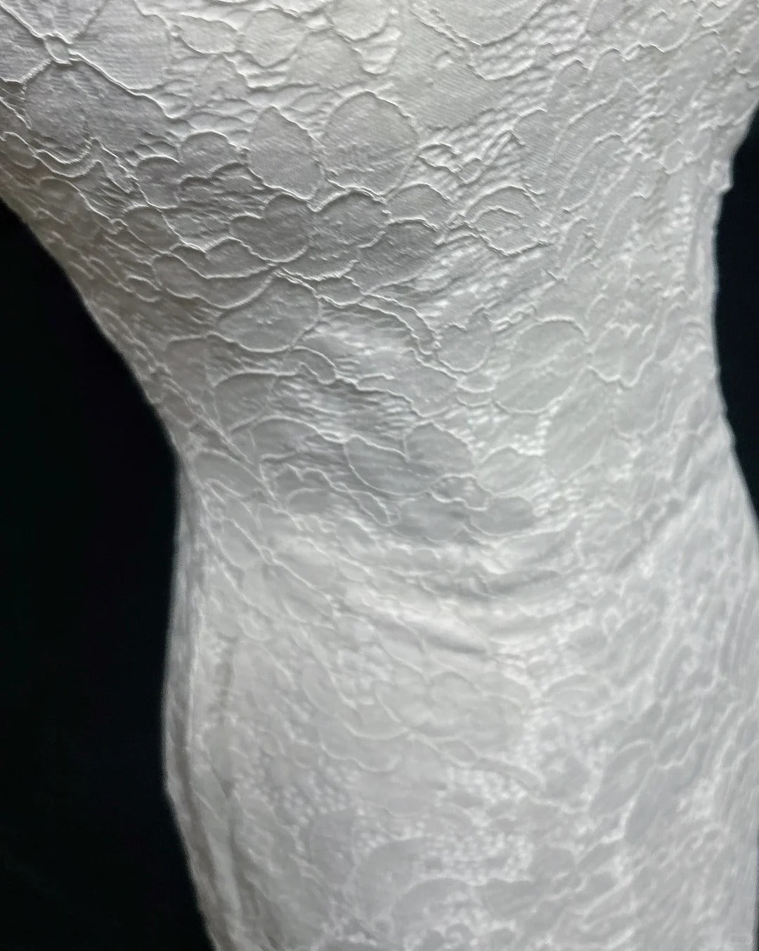 White Retro Fashion Sweetheart Neck Elegant Exquisite Lace Long Lace Tulle Floor Length Trailing Ball Gown Evening Gown Prom Gown Wedding Dress gh3873