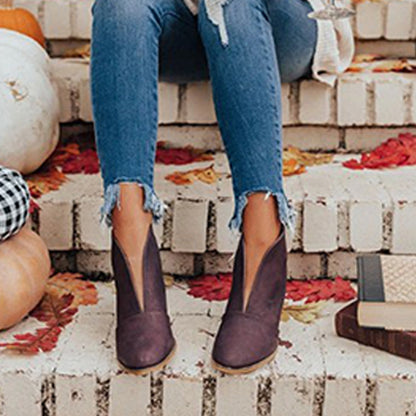 Women's Fashion Thick Heel Chic Boots