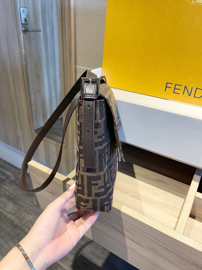 Fendi Vintage FF Zucca Brown