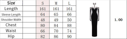 loveedsTM-Black jewel hip-hugging halter neck dress-vx