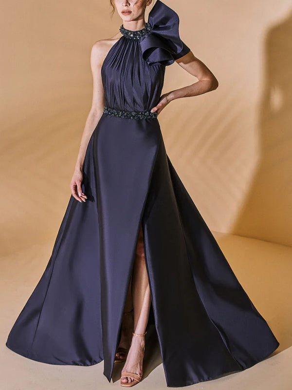 Sleeveless Solid Color Maxi Dress